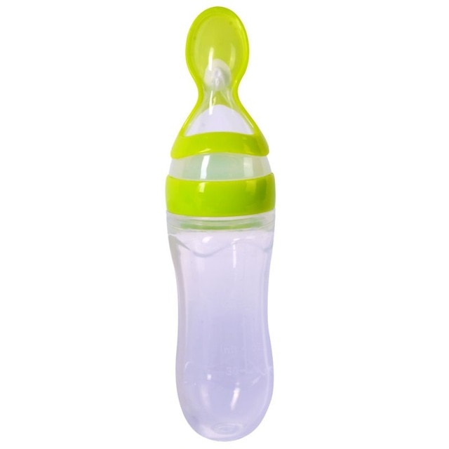 Baby spoon hot sale bottle