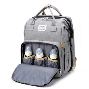 Multifunctional Backpack Style Changing bag With Built in Portable Changing Station.