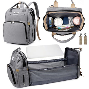 Multifunctional Backpack Style Changing bag With Built in Portable Changing Station.