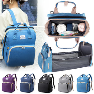 Multifunctional Backpack Style Changing bag With Built in Portable Changing Station.